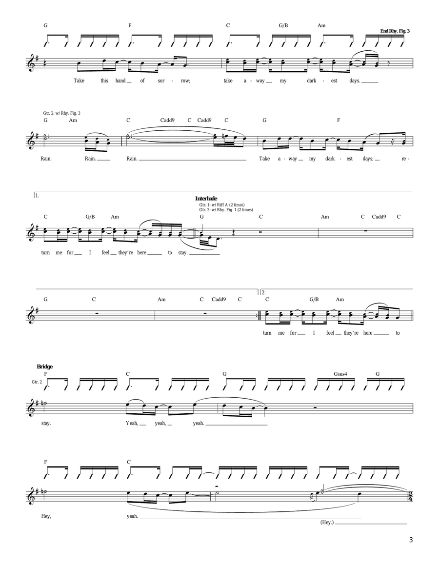 Darkest Days Darkest Days Acoustic Guitar scores gallery preview page 3