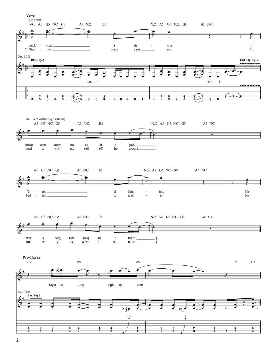Southern Dissolution Southern Dissolution Acoustic Guitar scores gallery preview page 2