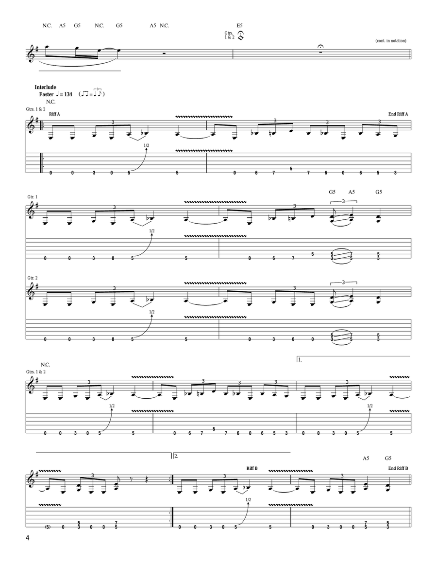 Southern Dissolution Southern Dissolution Acoustic Guitar scores gallery preview page 4