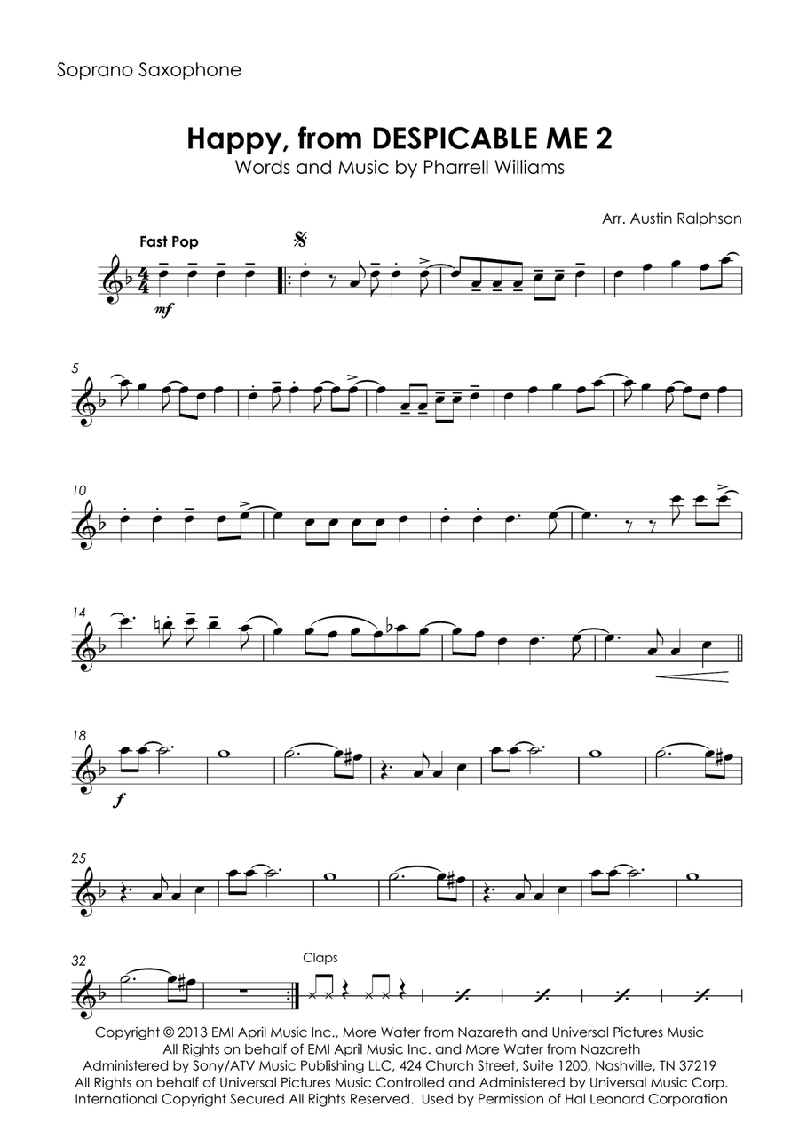 Happy Saxophone Quartet scores gallery preview page 3