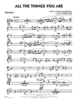 All The Things You Are - Tenor Sax 2