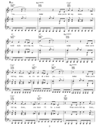 Falling Down Piano, Vocal, Guitar scores gallery preview page 3