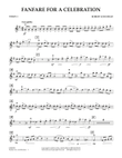Fanfare For A Celebration - Violin 1 mini preview