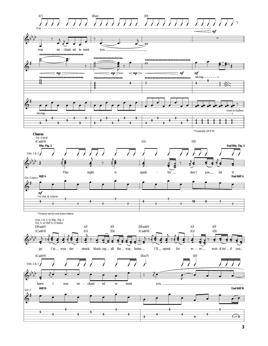 Enchanted Enchanted Acoustic Guitar scores gallery preview page 3