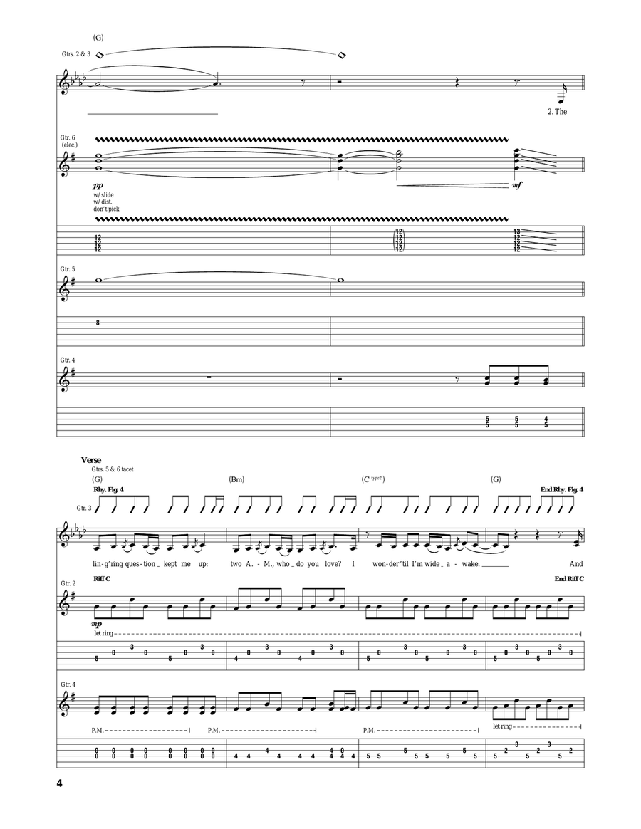 Enchanted Enchanted Acoustic Guitar scores gallery preview page 4