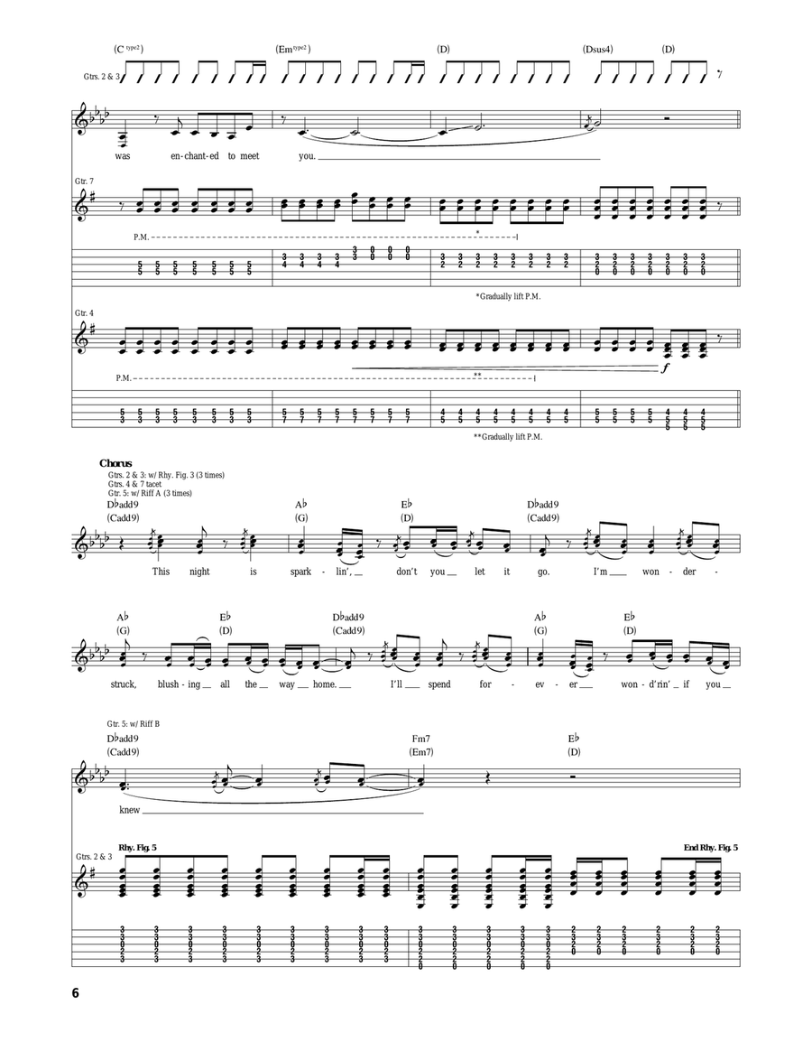 Enchanted Enchanted Acoustic Guitar scores gallery preview page 6