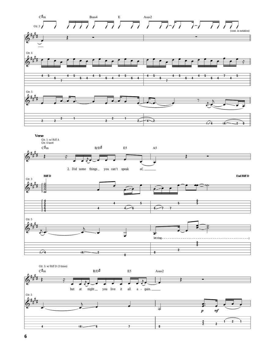 Innocent Innocent Acoustic Guitar scores gallery preview page 6