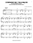 Symphony No. 7 In A Major, Second Movement (Allegretto) mini preview