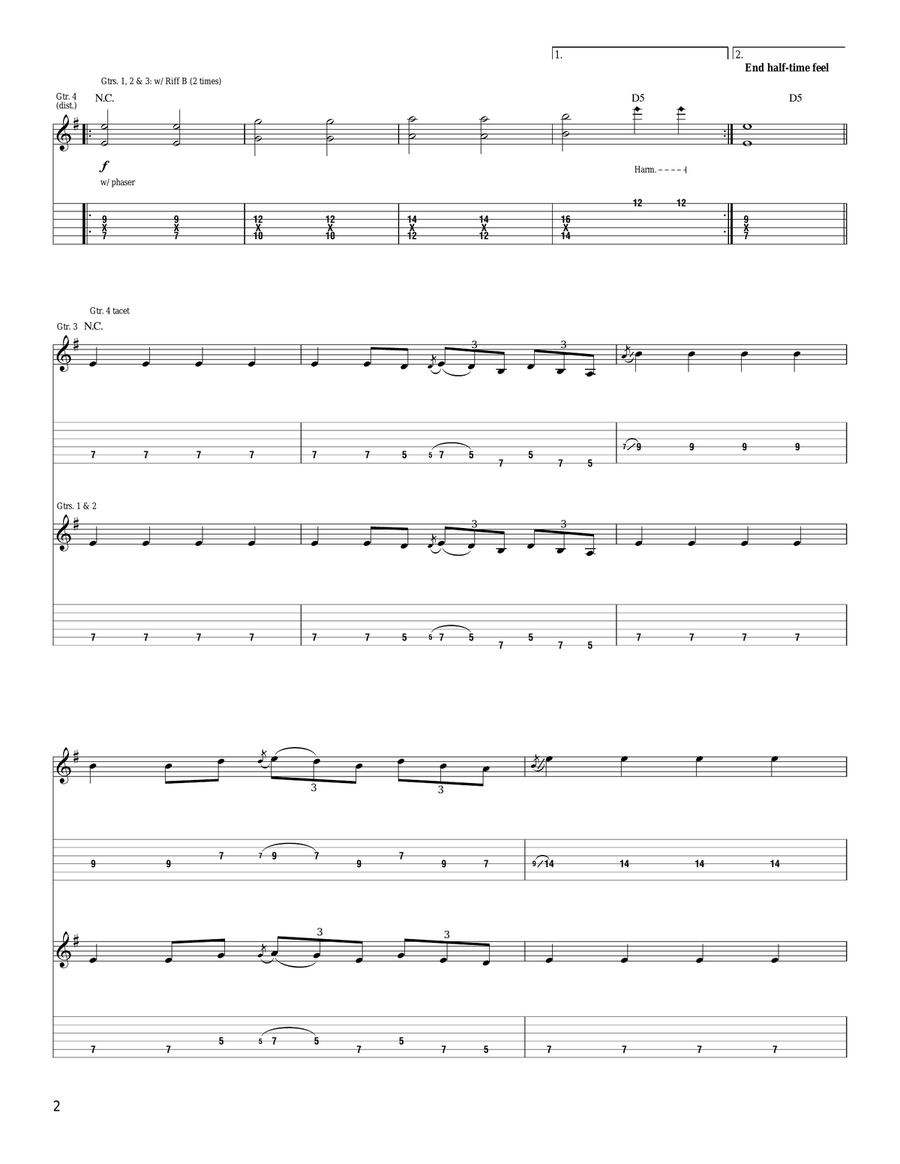 Celestial Crown Acoustic Guitar scores gallery preview page 2