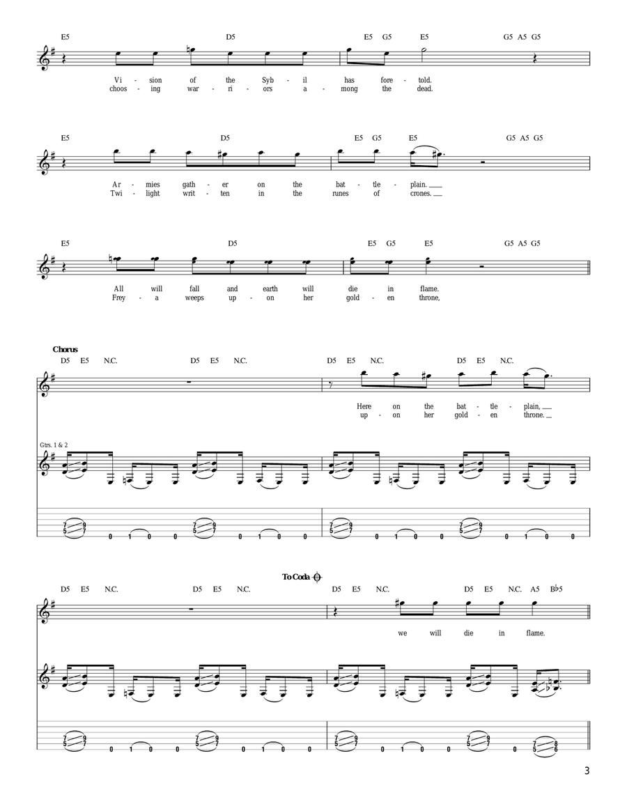 Freya Freya Acoustic Guitar scores gallery preview page 3