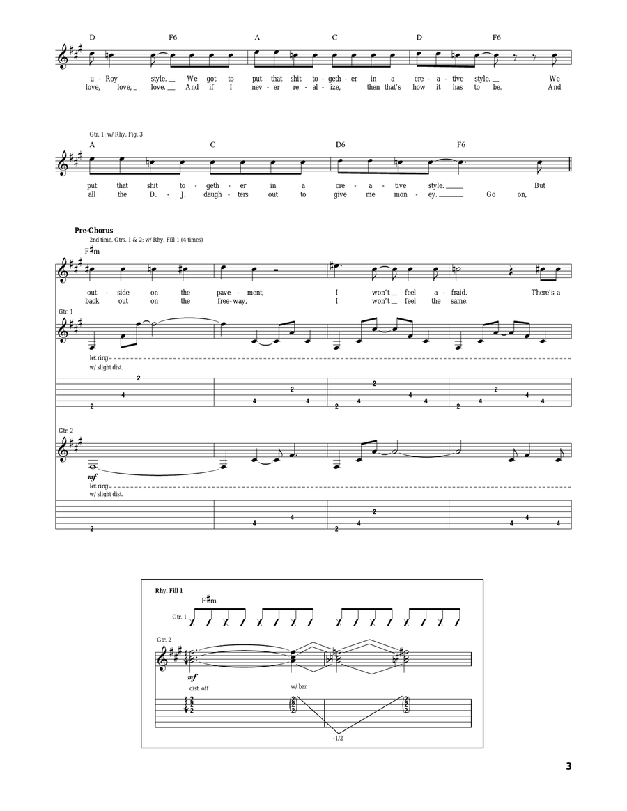 All You Need All You Need Acoustic Guitar scores gallery preview page 3