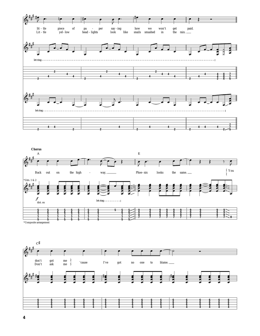 All You Need All You Need Acoustic Guitar scores gallery preview page 4