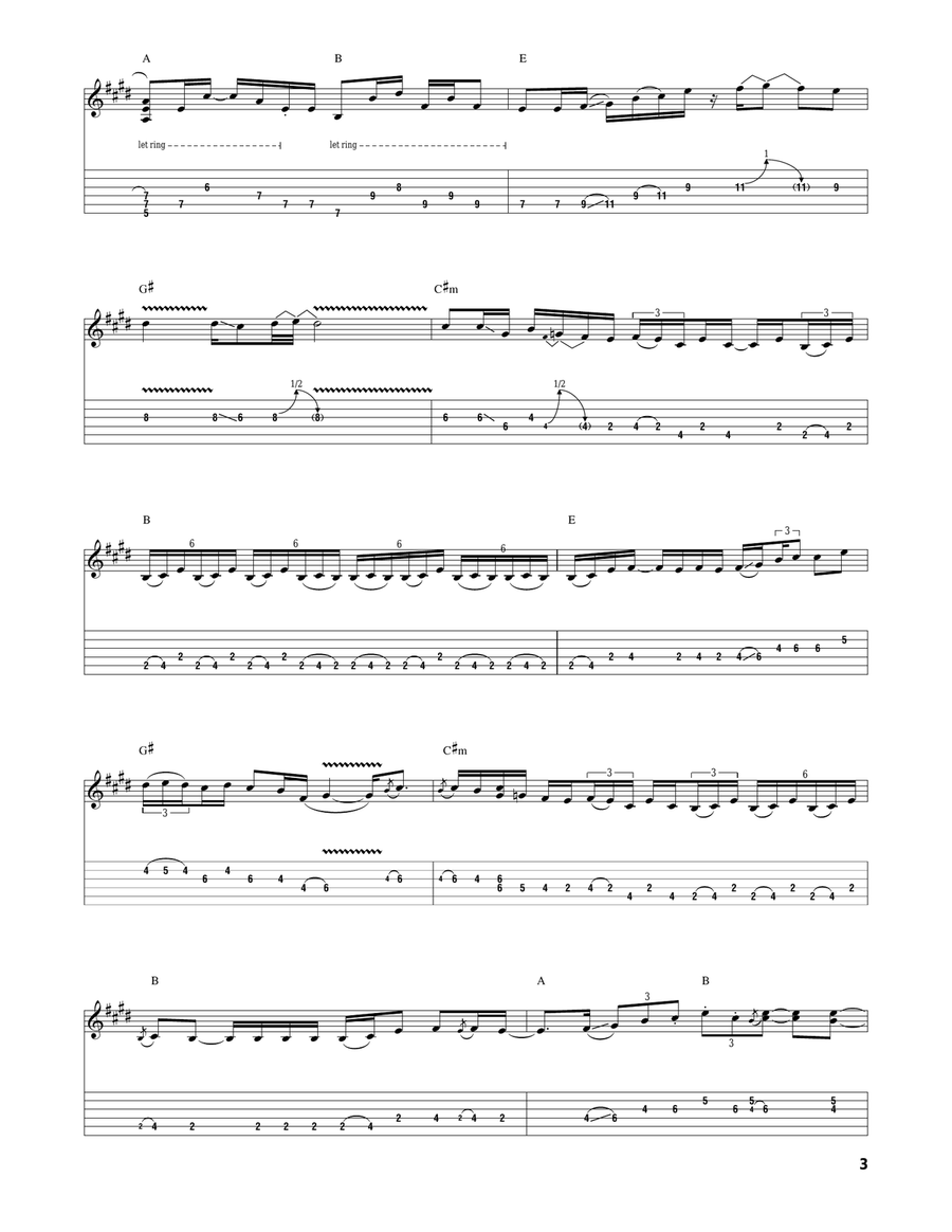 Lincoln Highway Dub Lincoln Highway Dub Acoustic Guitar scores gallery preview page 3