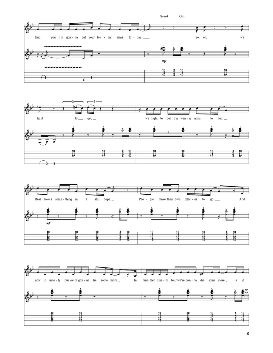 Work That We Do Work That We Do Acoustic Guitar scores gallery preview page 3