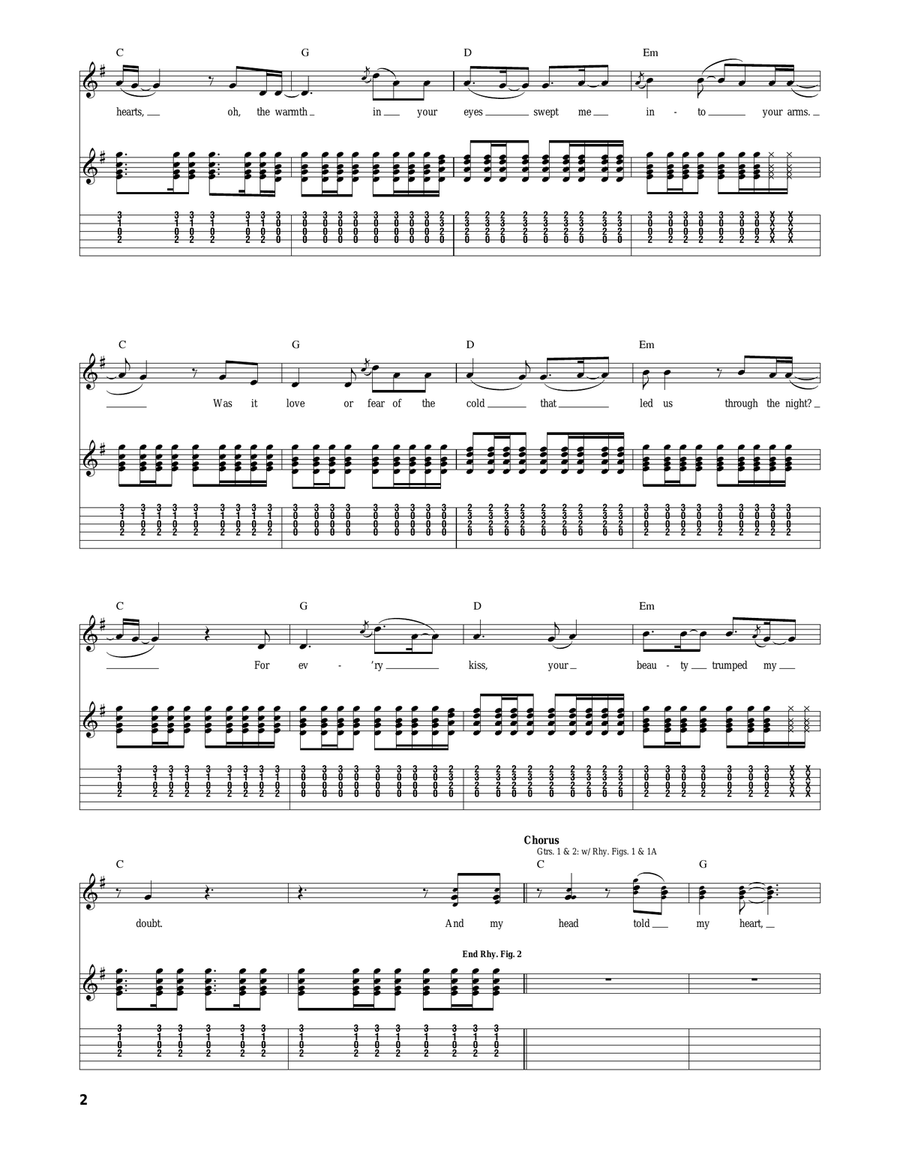 Winter Winds Winter Winds Acoustic Guitar scores gallery preview page 2