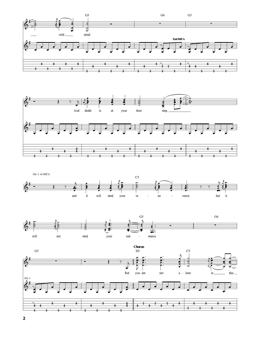 Timshel Timshel Acoustic Guitar scores gallery preview page 2