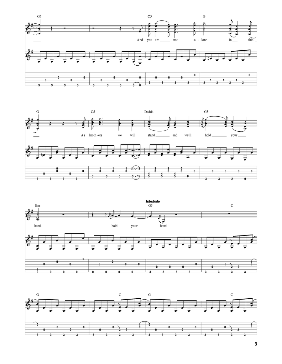 Timshel Timshel Acoustic Guitar scores gallery preview page 3