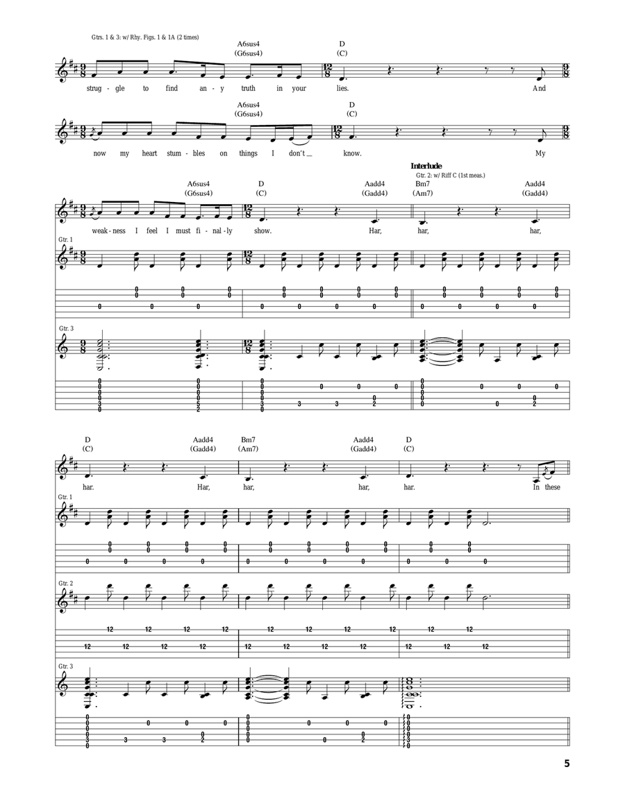 Awake My Soul Awake My Soul Acoustic Guitar scores gallery preview page 5