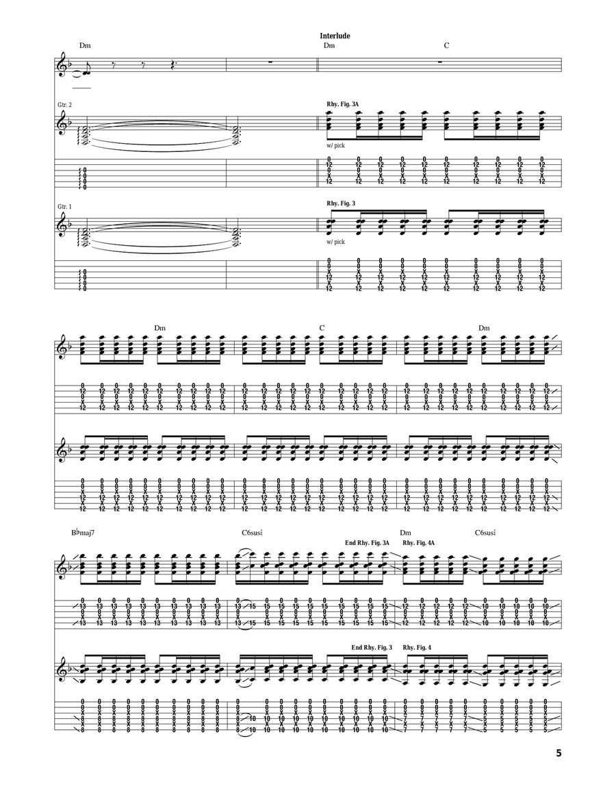 Thistle And Weeds Thistle And Weeds Acoustic Guitar scores gallery preview page 5