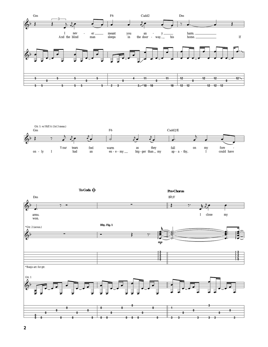 I Gave You All I Gave You All Acoustic Guitar scores gallery preview page 2