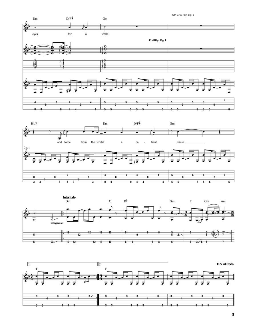 I Gave You All I Gave You All Acoustic Guitar scores gallery preview page 3