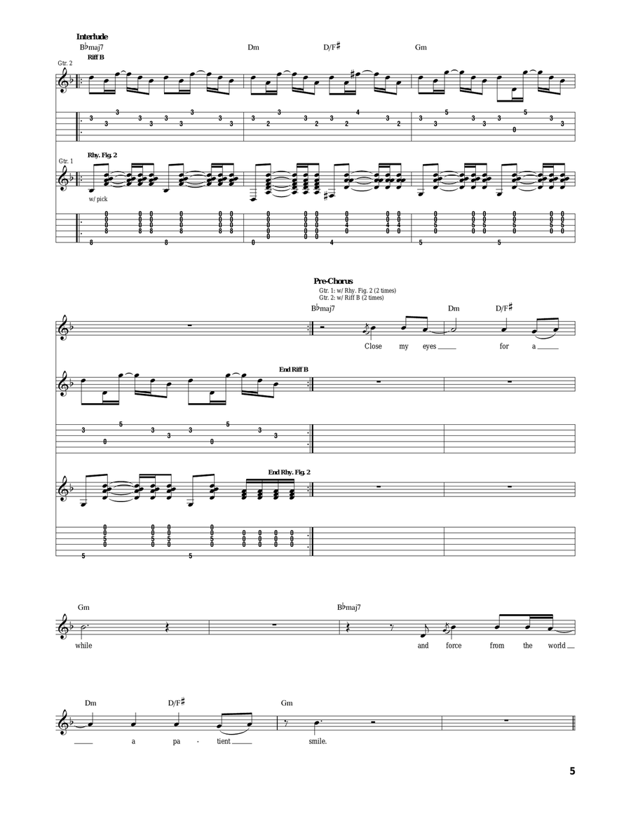 I Gave You All I Gave You All Acoustic Guitar scores gallery preview page 5