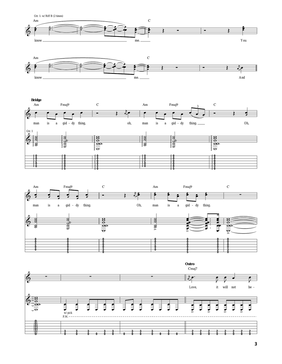 Sigh No More Sigh No More Acoustic Guitar scores gallery preview page 3