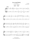 Joy to the World - for very easy piano mini preview