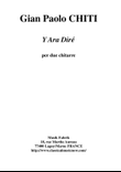 Gian Paolo Chiti: Y Ara Dirè for two guitars mini preview