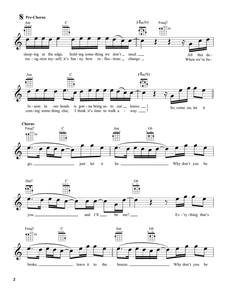 Let It Go Let It Go Ukulele scores gallery preview page 2