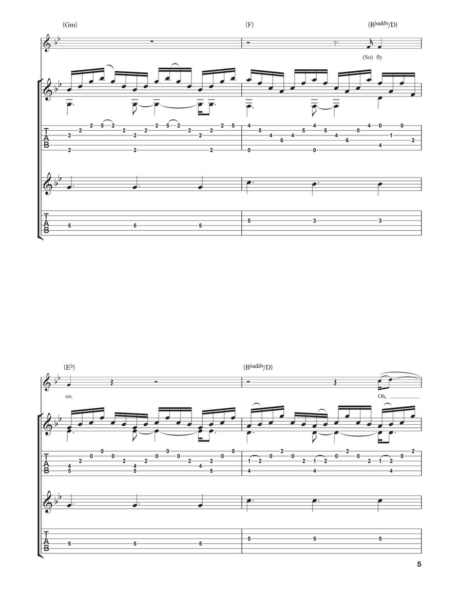 O O Acoustic Guitar scores gallery preview page 5