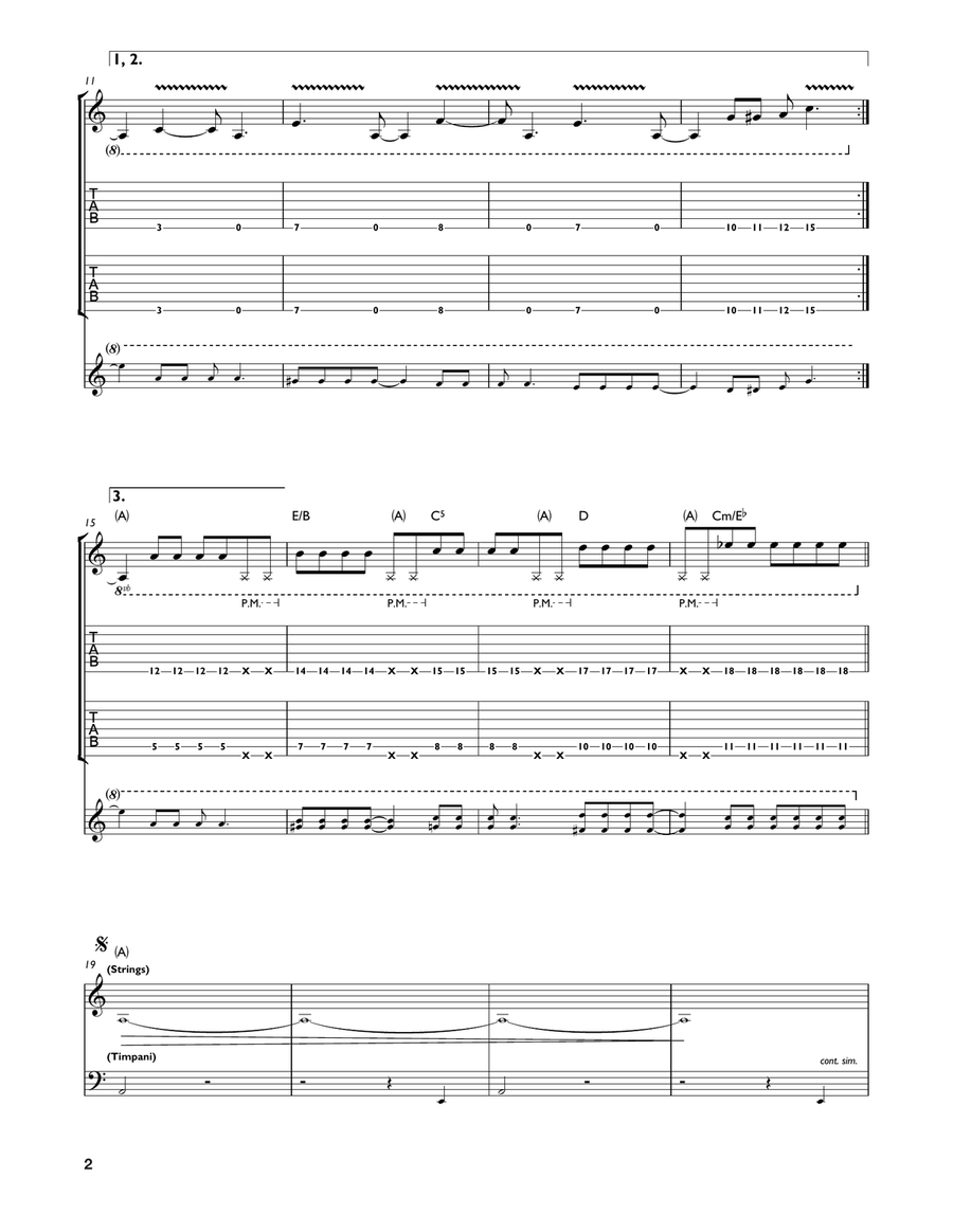 Supremacy Supremacy Acoustic Guitar scores gallery preview page 2