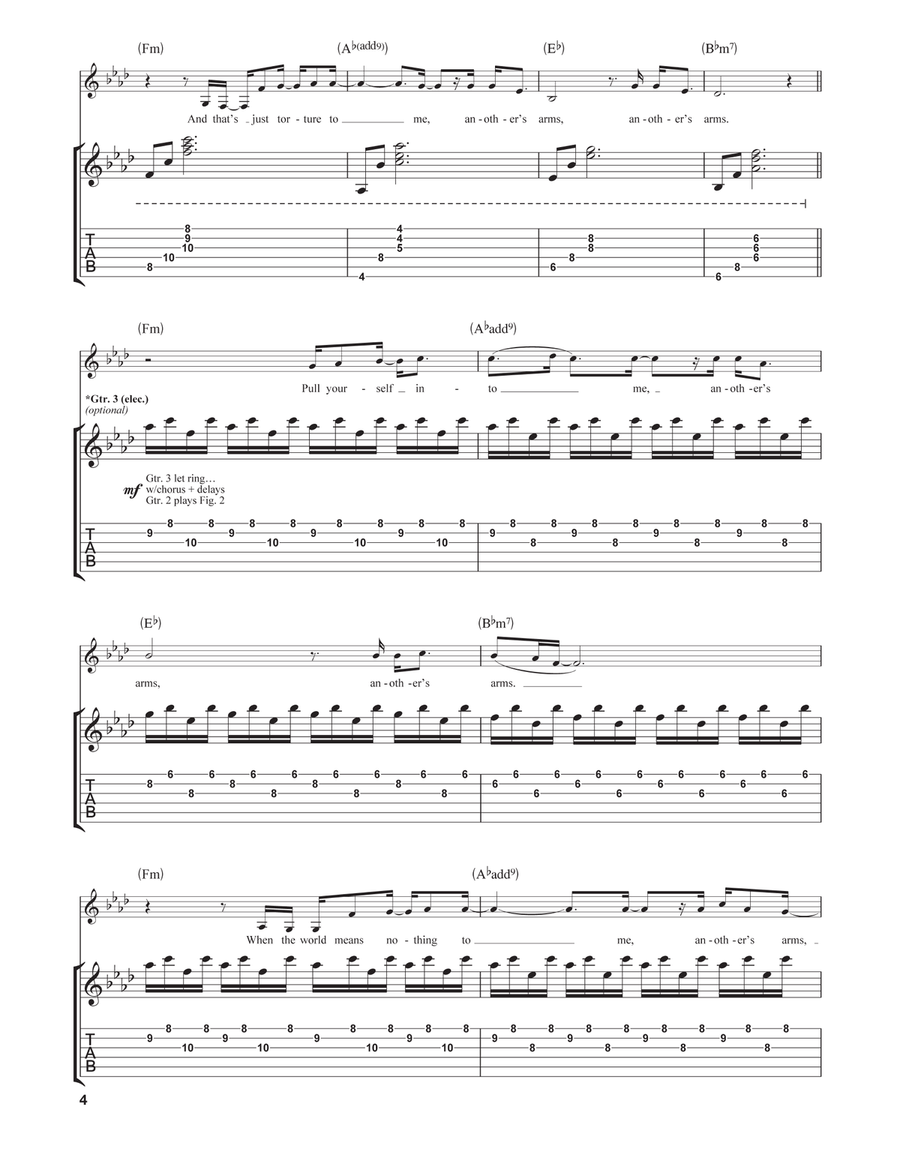 Another's Arms Another's Arms Acoustic Guitar scores gallery preview page 4