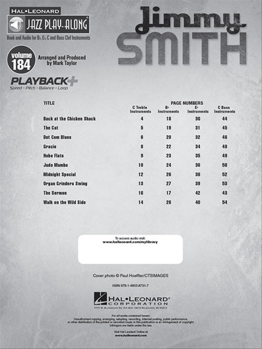 Jimmy Smith C Instrument scores gallery preview page 2