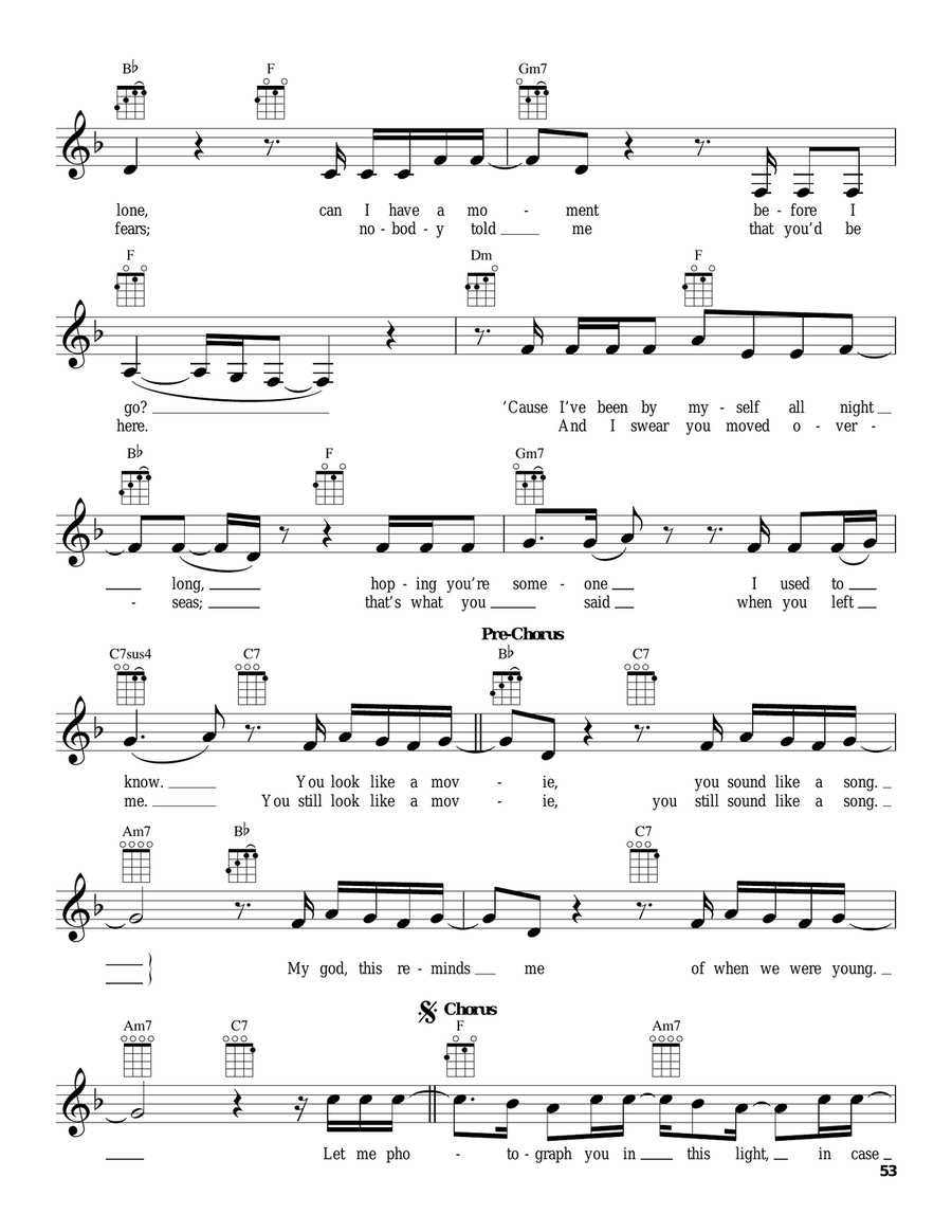 When We Were Young When We Were Young Ukulele scores gallery preview page 2