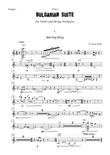 Bulgarian Suite for Violin and 13 Strings - Violin solo part