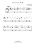 Go Tell Aunt Rhody - for easy piano