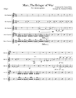 Mars-The Bringer Of War For clarinet Quintet