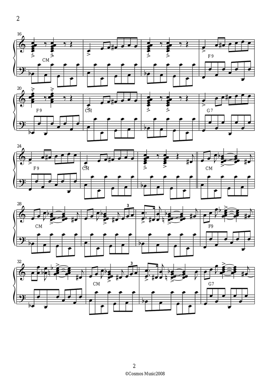 HOT ACCORDION BOGGIE Accordion scores gallery preview page 2