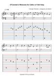O'Carolan's Welcome for Celtic or Folk Harp