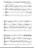 Wedding Arrangement of Pachelbel's Canon