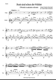 Bunt sind schon die Wälder (Woods in autumn colours) for flute and guitar