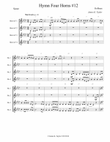 ARE YOU WASHED IN THE BLOOD OF THE LAMB? (Horn Quartet #12)