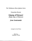 Giorno d'Orrore! (Dark Day of Horror) from Semiramide