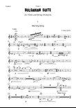 Bulgarian Suite for Violin and 13 Strings - parts