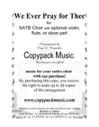 We Ever Pray for Thee