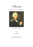 Haydn's 'Sunrise' Allegro con spirito - Score Only