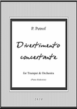 Divertimento concertante for trumpet and orchestra - piano reduction