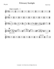 February Sunlight (Orchestra Parts)