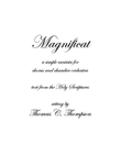 MAGNIFICAT - conductor's score